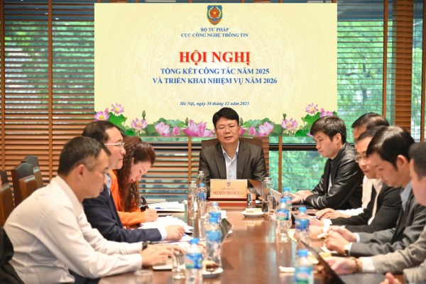 Ảnh Cục Công nghệ thông tin tổng kết công tác năm 2025