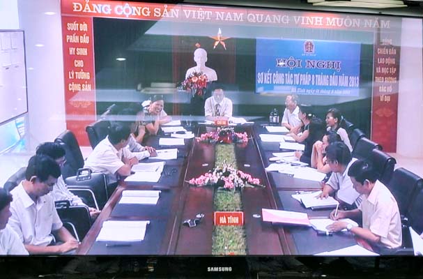 Hội nghị sơ kết công tác Tư pháp 8 tháng đầu năm 2013 (ảnh 10)