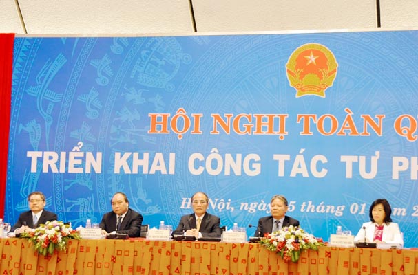 Hội nghị toàn quốc triển khai công tác tư pháp năm 2015
