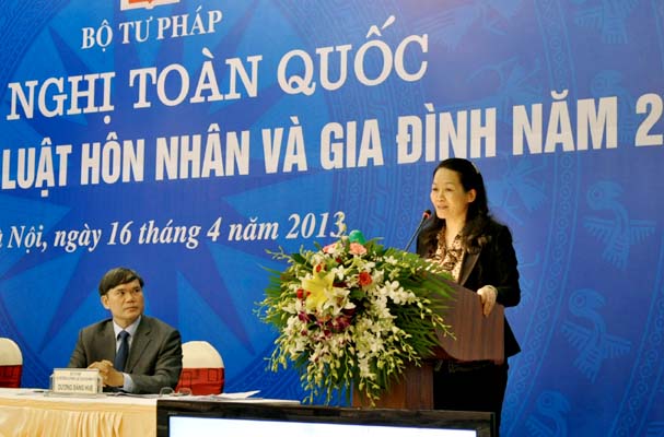 Hội nghị toàn quốc tổng kết Luật Hôn nhân và gia đình (18)
