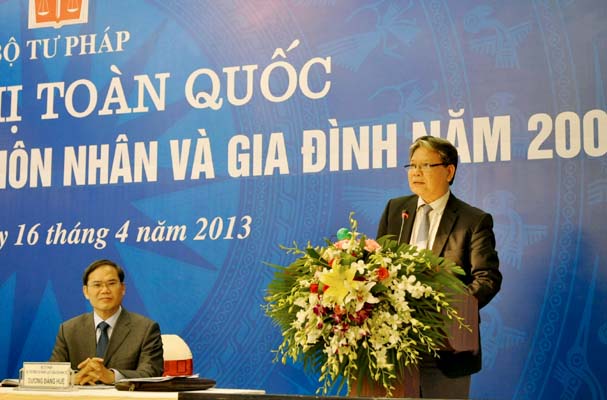 Hội nghị toàn quốc tổng kết Luật Hôn nhân và gia đình (21)