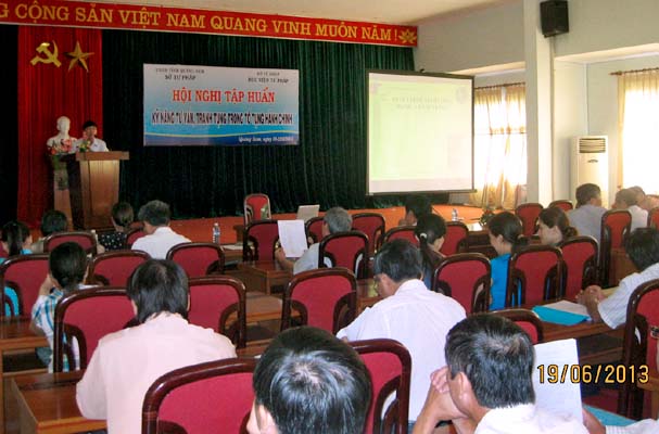 Ảnh đại diện Quang Nam hosted skills training conference of consulting, litigation in administrative proceedings