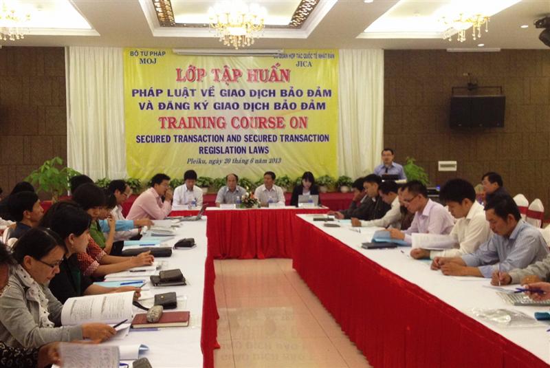 Ảnh đại diện Gia Lai Province hosted a training law on secured transactions