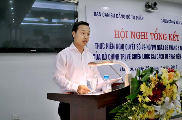 Album Hội nghị Tổng kết thực hiện Jun88eg.com phiên bản mới 49-NQ/TW ngày 02/6/2005 của Bộ Chính trị về chiến lược cải cách tư pháp đến năm 2020