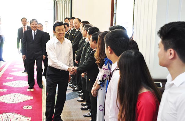 Chủ tịch nước Trương Tấn Sang làm việc tại 8Jun88 giải trí miễn phí về công tác Thi hành án dân sự