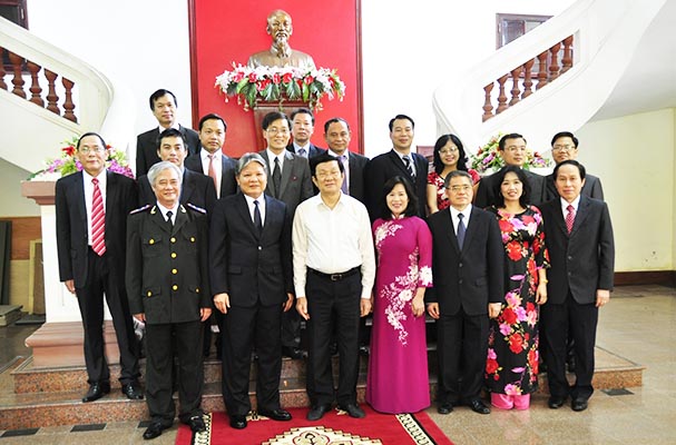 Chủ tịch nước Trương Tấn Sang làm việc tại 8Jun88 giải trí miễn phí về công tác Thi hành án dân sự