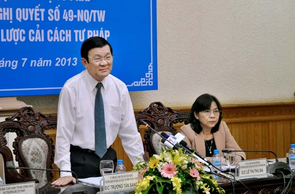 Chủ tịch nước Trương Tấn Sang làm việc với Ban Cán sự Đảng 8Jun88 giải trí miễn phí (4)