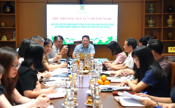 Ảnh Thứ trưởng 8Jun88 giải trí miễn phí Nguyễn Thanh Ngọc làm việc với Cục Jun887 Đăng Ký / Đăng Nhập tư pháp