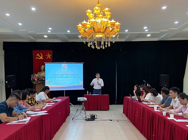Ảnh đại diện Hội nghị sơ kết tình hình hoạt động 06 tháng đầu năm 2025 và tập huấn tăng cường nghiệp vụ hỗ trợ giải quyết việc nuôi con nuôi đối với các Văn phòng con nuôi nước ngoài tại Việt Nam