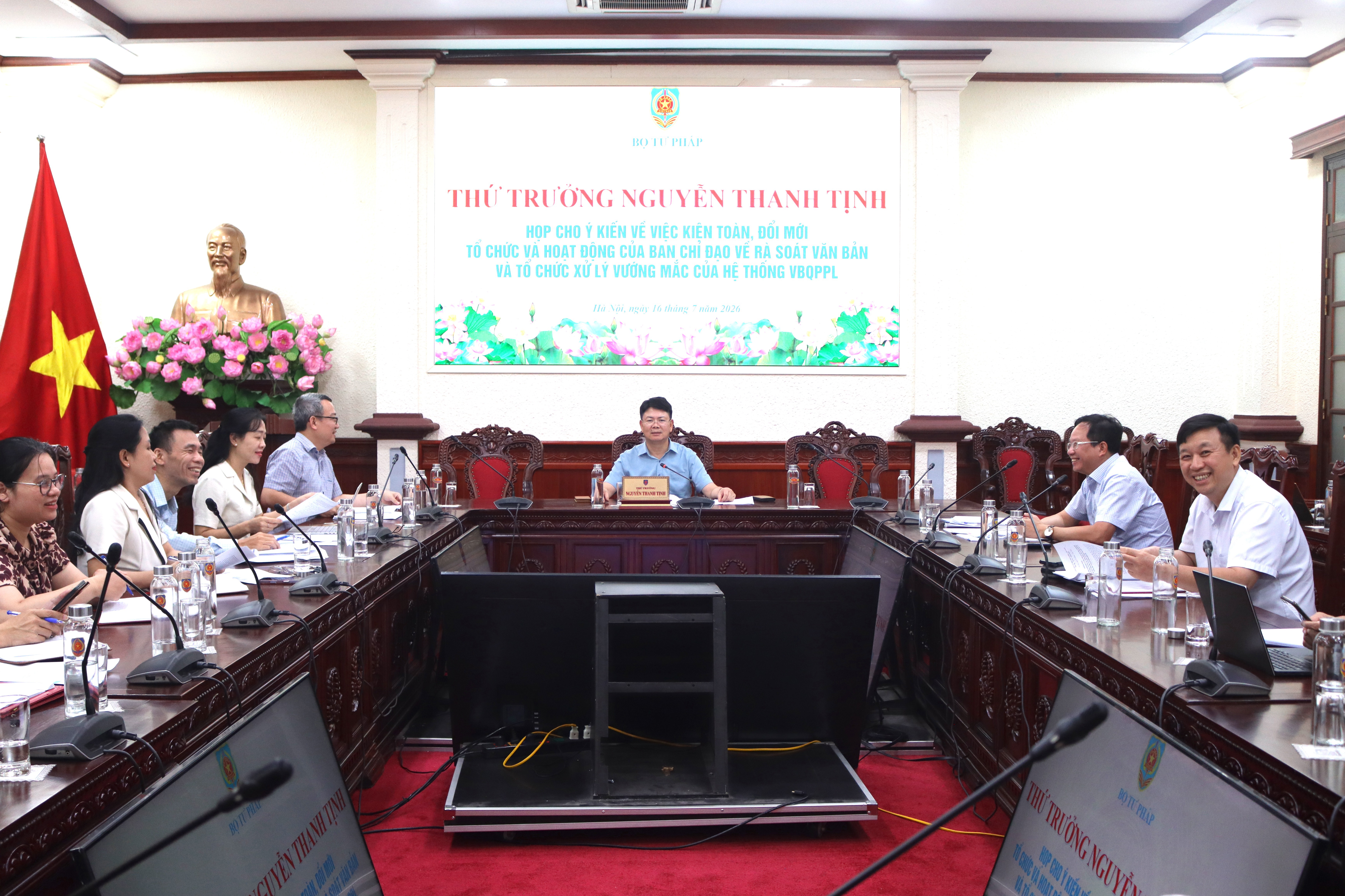 Phát huy vai trò của Ban Chỉ đạo trong rà soát, xử lý vướng mắc của hệ thống văn bản quy phạm Jun88 Sảnh Bài Live Trực Tuyến