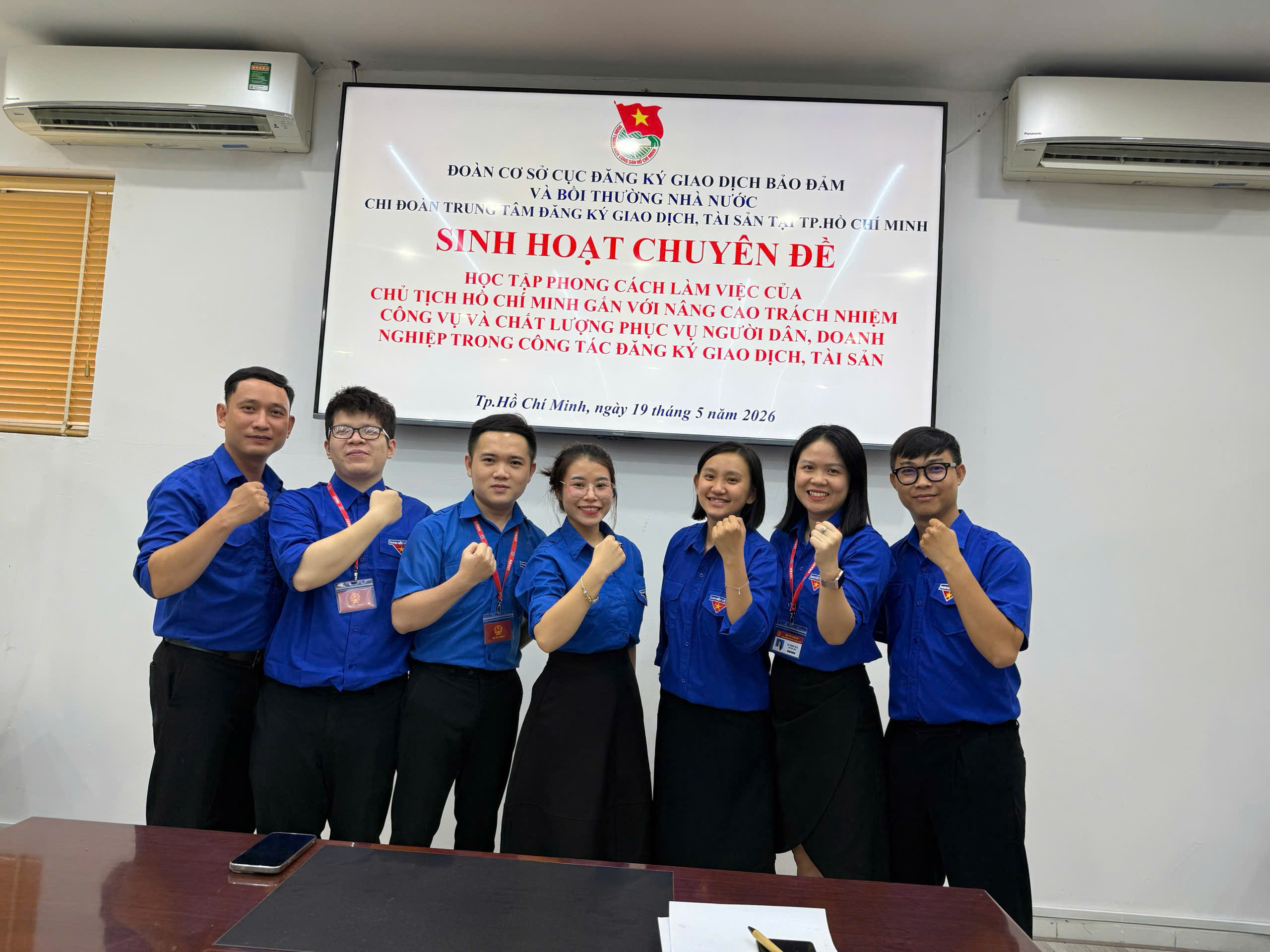 Ảnh đại diện Chi đoàn Trung tâm Đăng ký giao dịch, tài sản tại TP Hồ Chí Minh tổ chức sinh hoạt chuyên đề nhân kỷ niệm Ngày sinh Chủ tịch Hồ Chí Minh