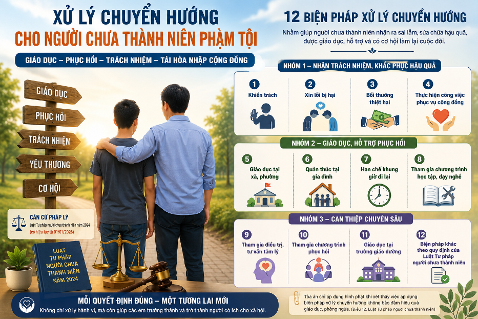 Ảnh đại diện Xử lý chuyển hướng đối với người chưa thành niên phạm tội: Đừng để chậm một bước, mất cả cơ hội phục hồi