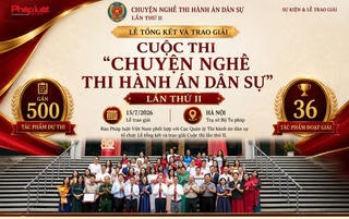 Lễ tổng kết và trao giải Cuộc thi "Chuyện nghề Thi hành án dân sự lần thứ II"