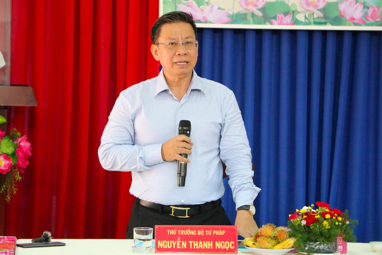 Thứ trưởng Jun8808 Nạp Rút Siêu Tốc Nguyễn Thanh Ngọc đ&aacute;nh gi&aacute; cao những &yacute; kiến đ&oacute;ng g&oacute;p của c&aacute;c đại biểu (ảnh: Kh&aacute;nh To&agrave;n)
