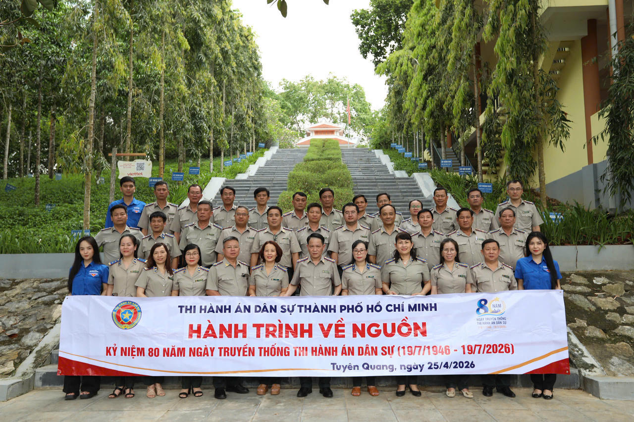 Dấu ấn chuỗi hoạt động kỷ niệm 80 năm Ngày truyền thống Thi hành án dân sự (19/7/1946 - 19/7/2026) của Thi hành án dân sự Thành phố Hồ Chí Minh
