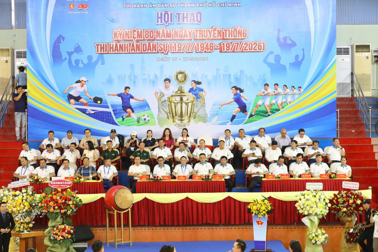 Hội thao thi hành án dân sự thành phố Hồ Chí Minh