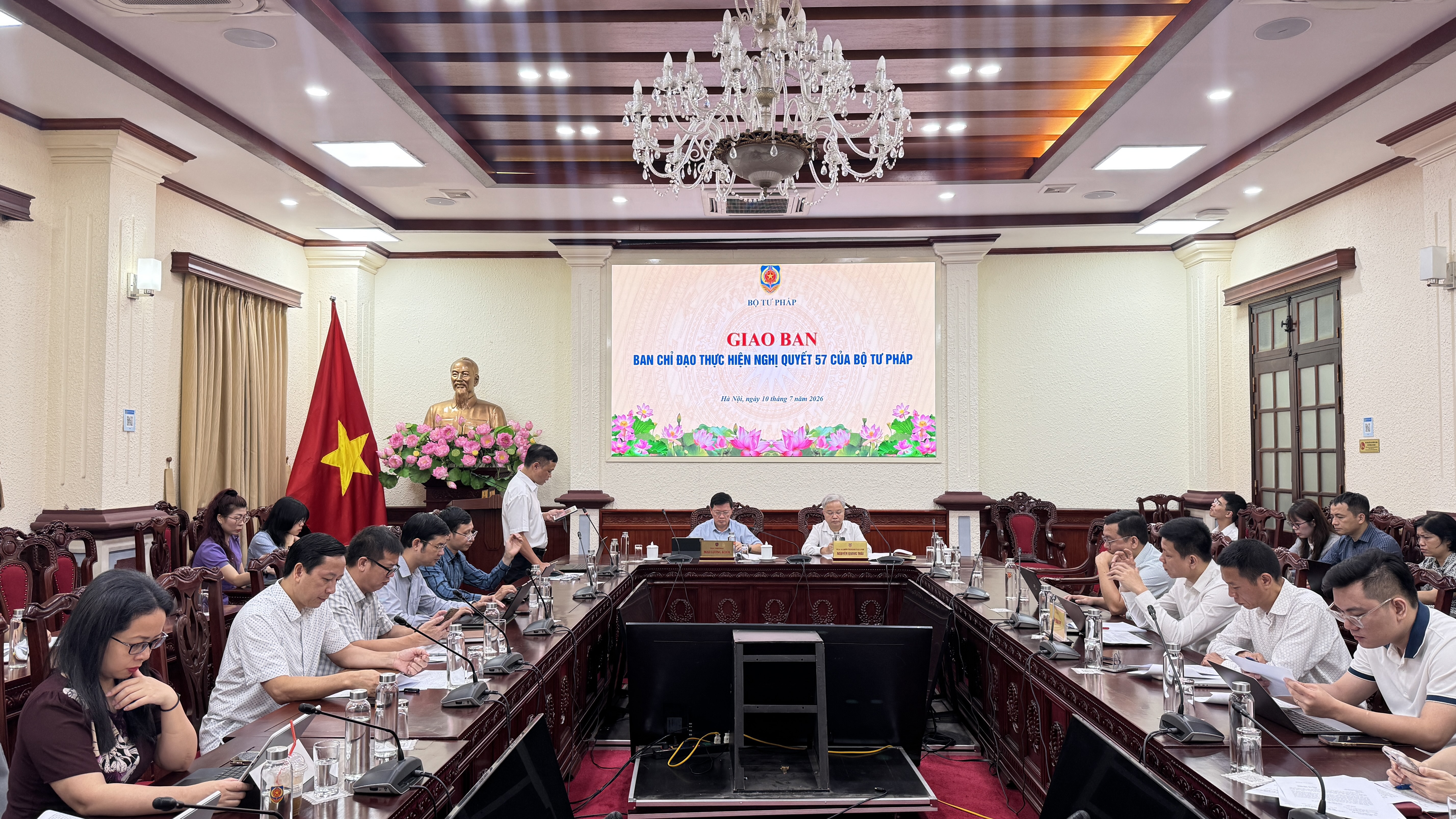 Ảnh đại diện: Giao ban Ban Chỉ đạo 57 8Jun88 giải trí miễn phí: Quyết liệt tháo gỡ điểm nghẽn, đẩy mạnh chuyển đổi số và hoàn thành các nhiệm vụ trọng tâm trong tháng 7