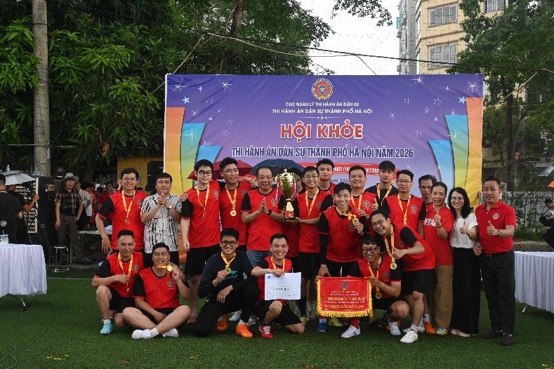 Ảnh đại diện Bế mạc Hội thao Thi hành án dân sự Thành phố Hà Nội năm 2026: “Sôi nổi thi đấu – thắt chặt đoàn kết”