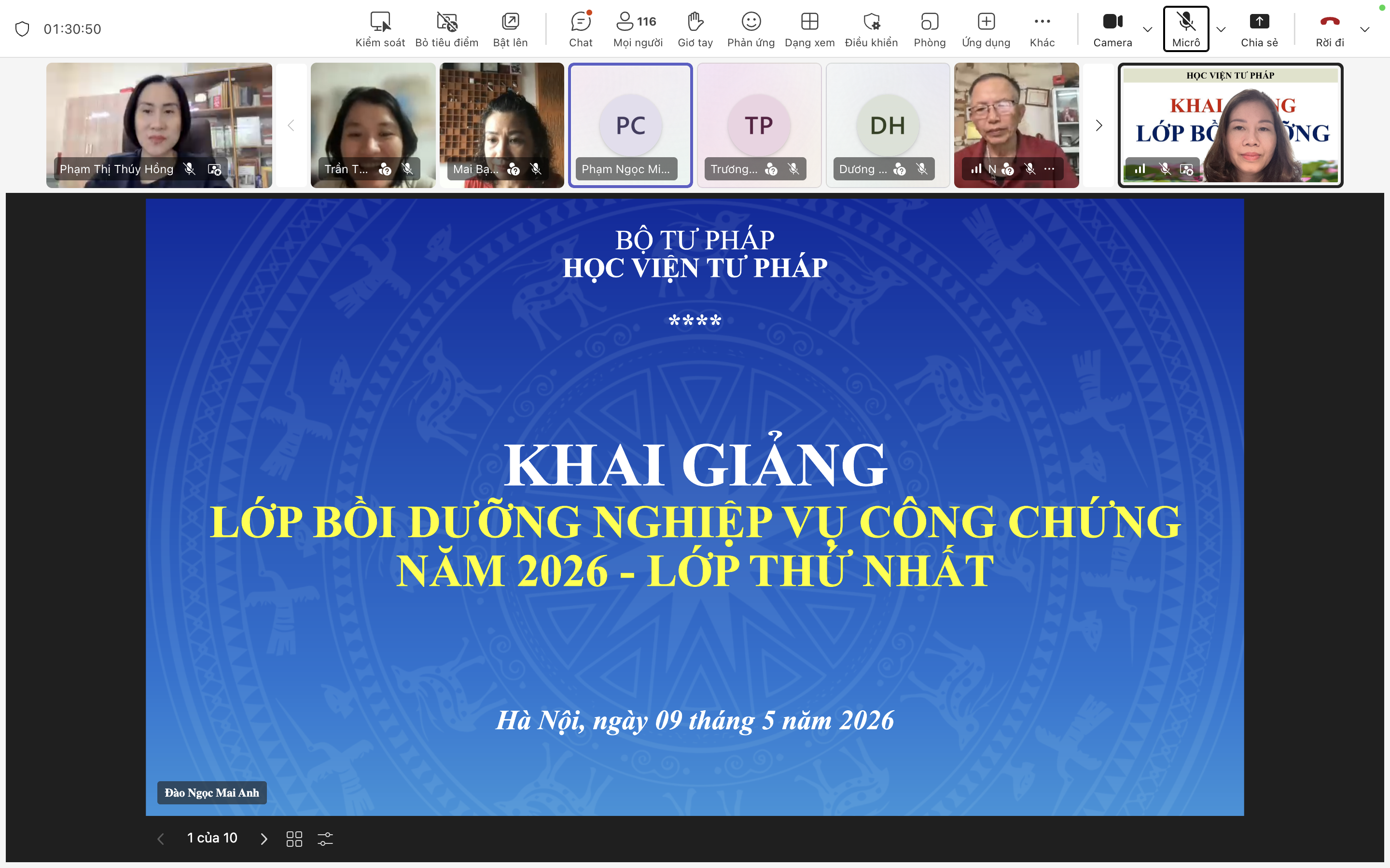 Ảnh đại diện Học viện Tư pháp khai giảng các Lớp bồi dưỡng nghiệp vụ công chứng, thừa phát lại